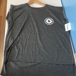 Charcoal Gray Club Pilates Women's Short Sleeve Tee, large